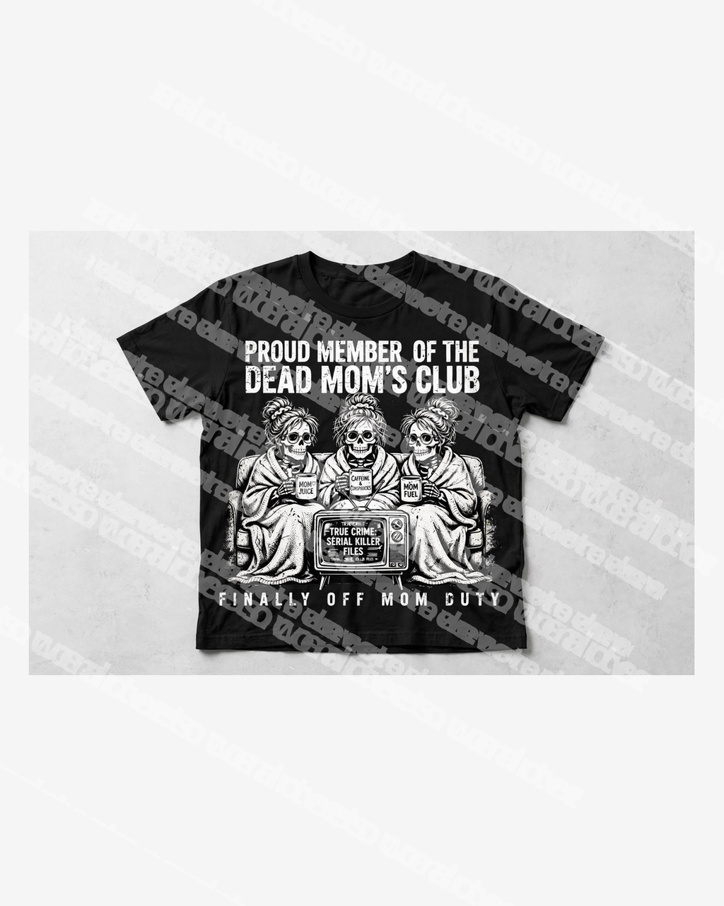 Mom Skeleton Trio - Black