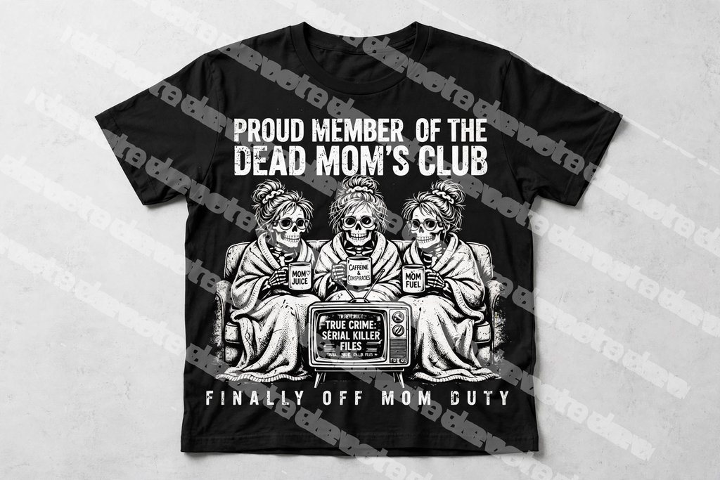 Mom Skeleton Trio - Black