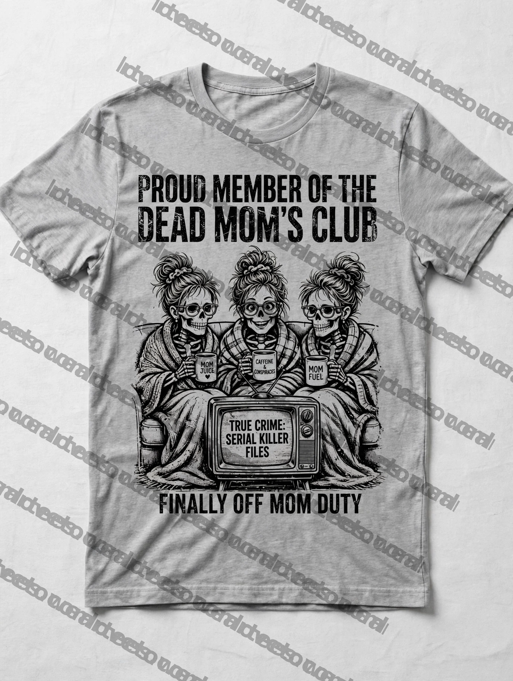 Mom Skeleton Trio - Gray