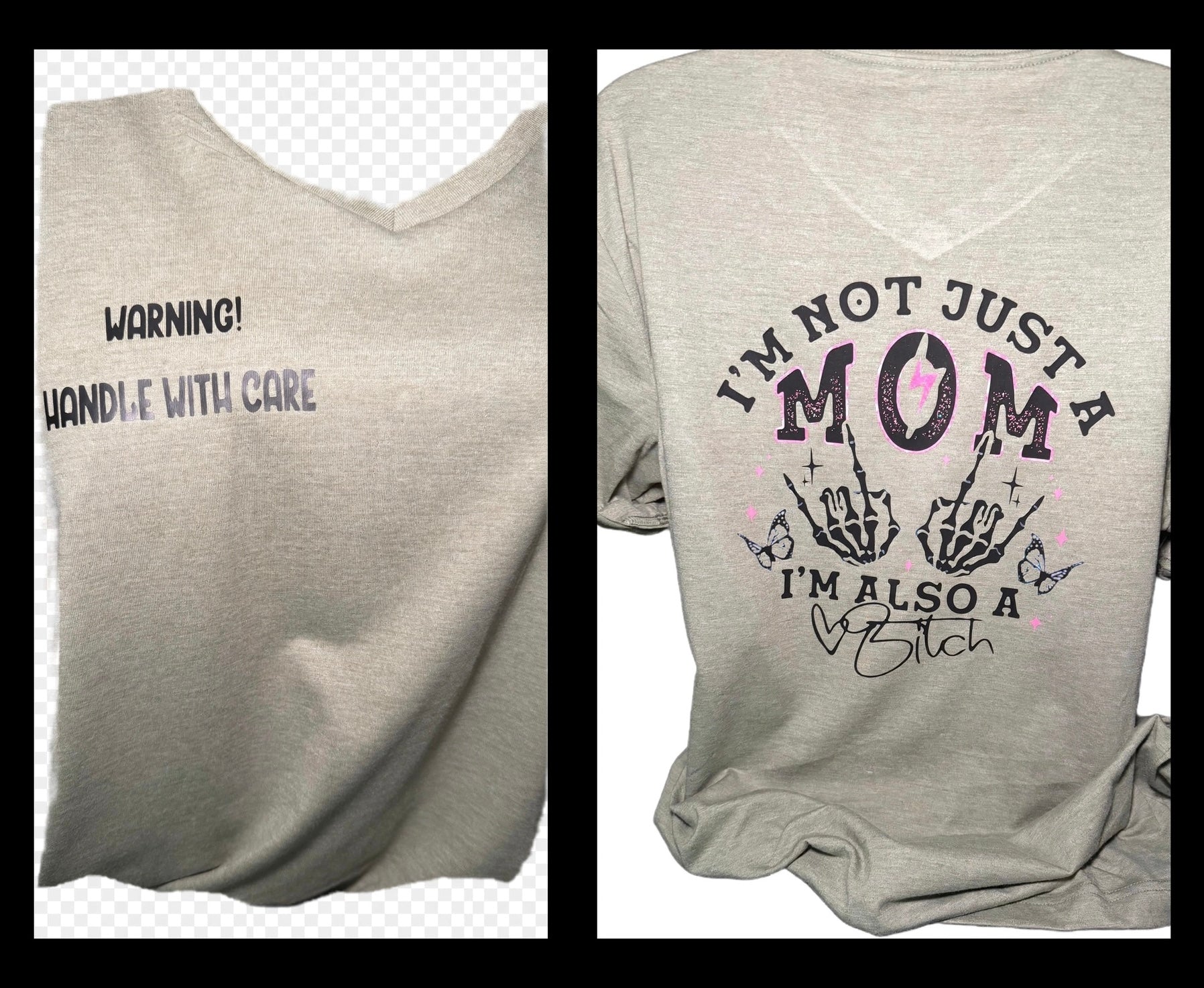 Warning: Handle With Care Tee