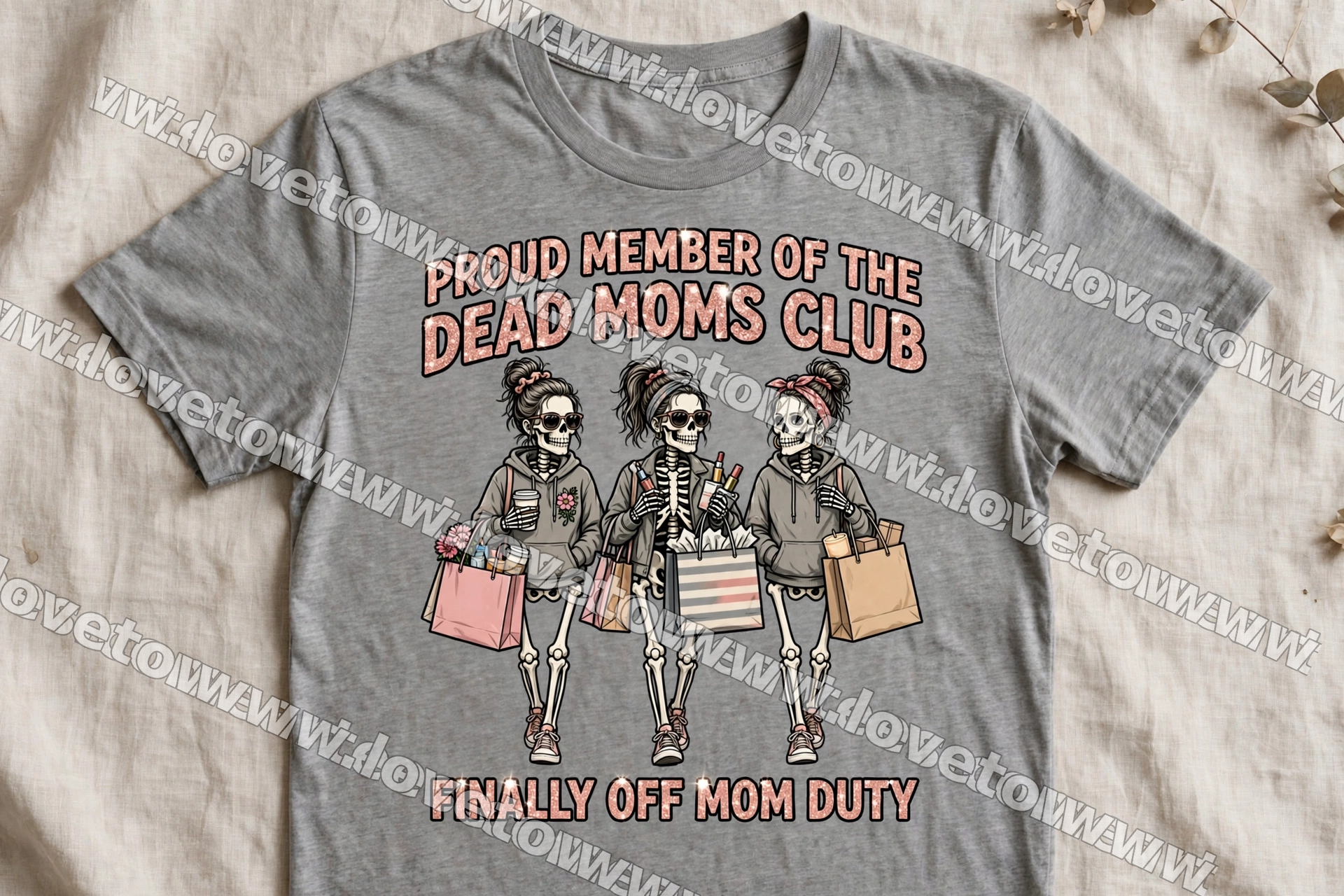 Proud Member of the Dead Moms Club – Finally Off Mom Duty Tee